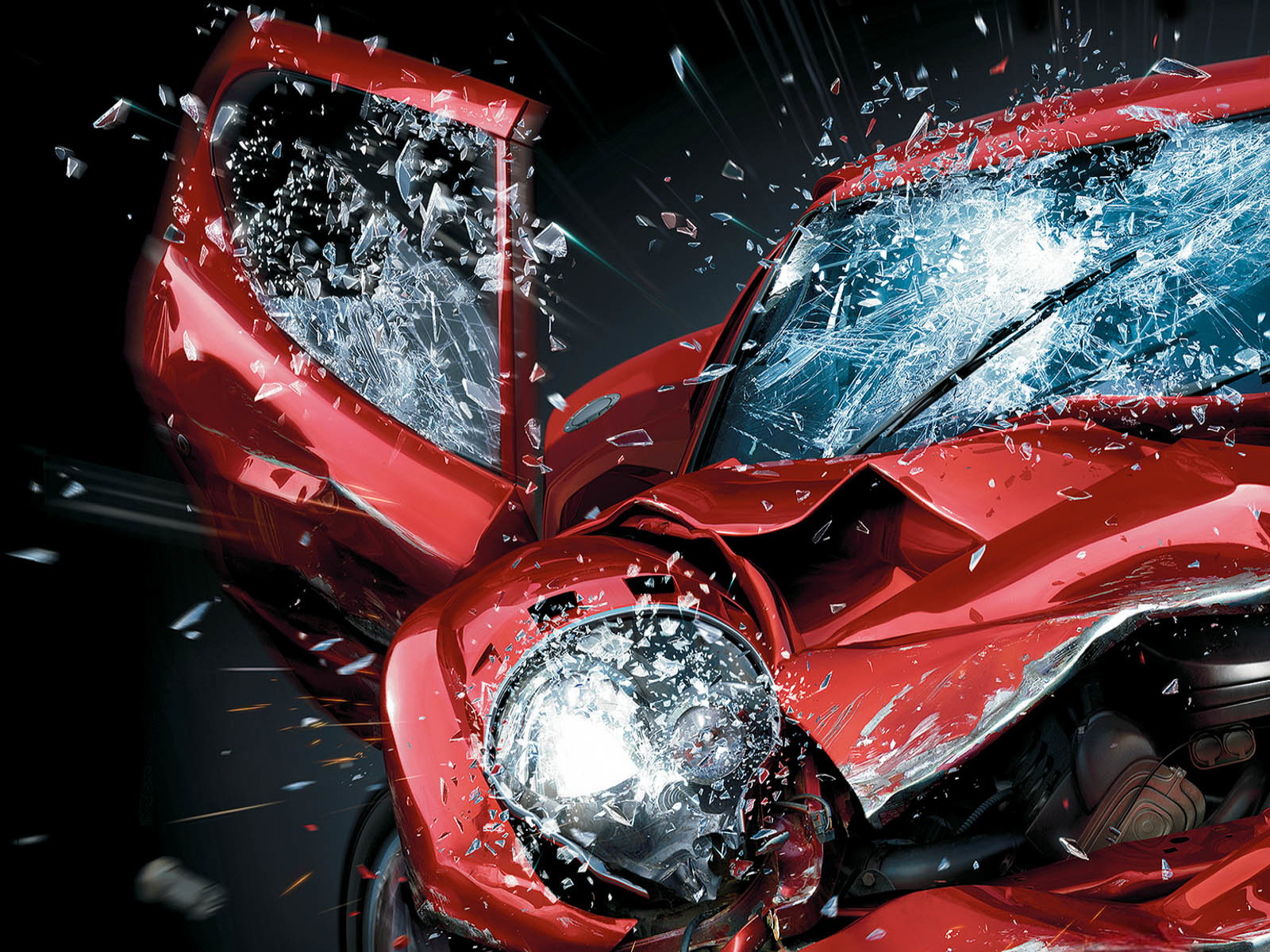 Father & Son Collision الجبلي in Detroit