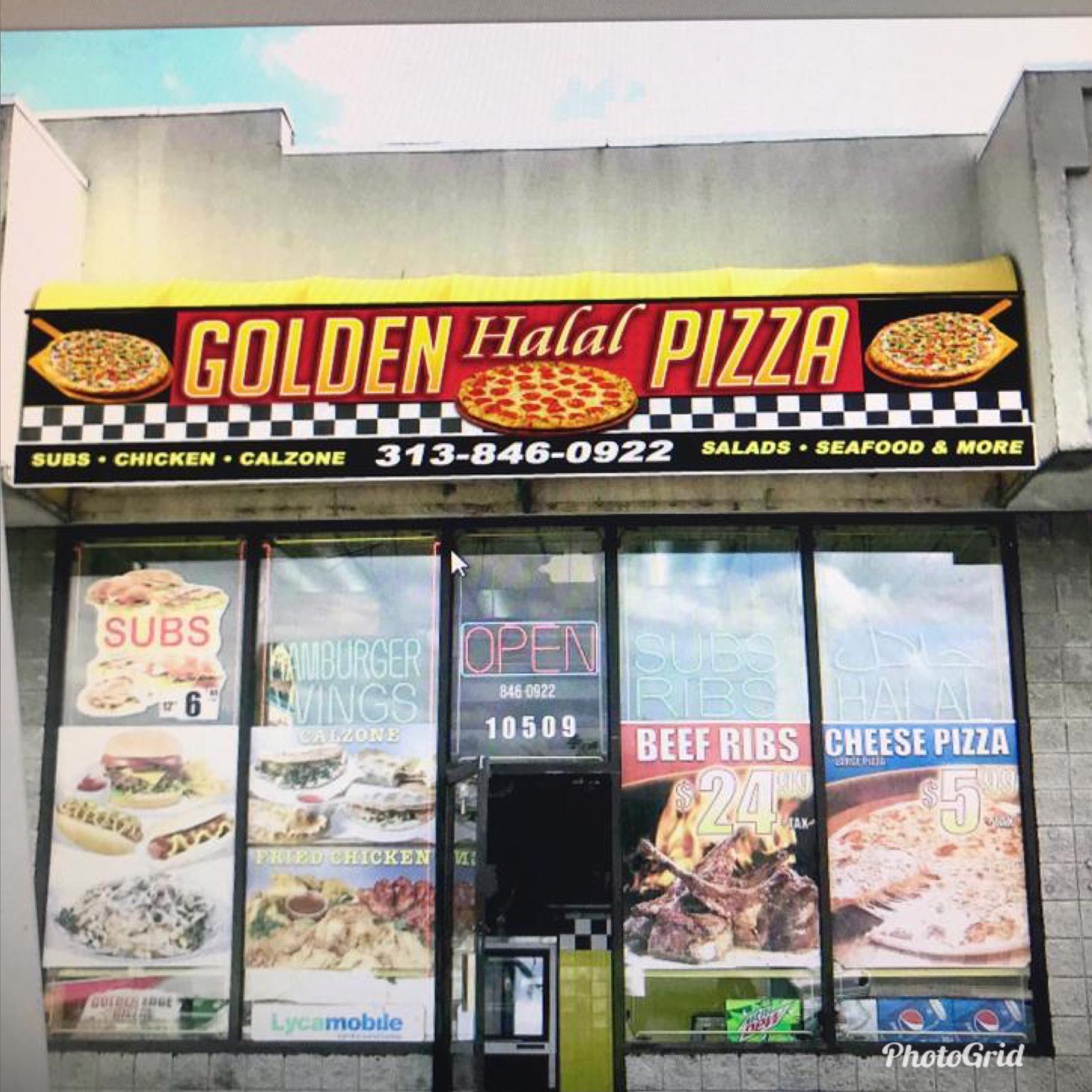 Golden Halal Pizza — photo